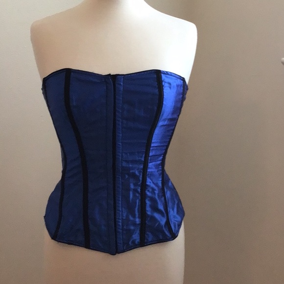 Frederick's of Hollywood Tops - Blue Polyester Corset. From Fredericks of Hollywood